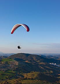 Evening soaring in southern Spain