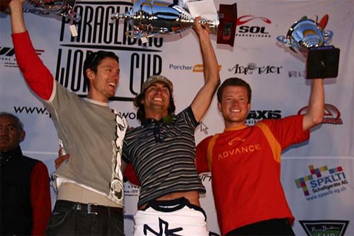 Poggio Bustone podium: 1 Urban Valic, 2 Primoz Podobnik, 3 Stefan Schmoker