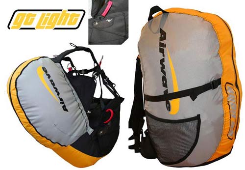 Airwave GT Light reversible paragliding harness