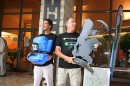 Michel and Jerome, winners of the first Transdromoise event