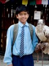 Kieran, whose home land will be the base for the first new rescue aviary