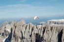 Thomas de Dorlodot and Ramon Morillas prepare for the 2009 red Bull X-Alps race by flying the entire route by paramotor