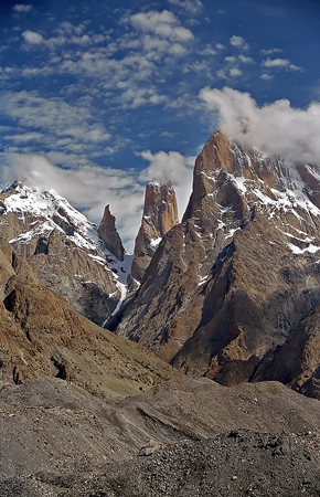 Trango Towers. Photo: Public domain