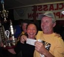A happy Rick receives his trophy. Photo: Airborne.com.au