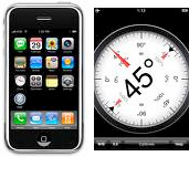 iPhone clinometer