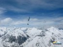 Paragliding amongst snow-capped giants. Photo: Himalayan Odyssey