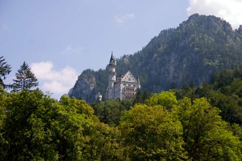 Neuschwanstein-castle-tegelberg Neuschwanstein Castle and the Tegelberg, home of the Hang Gliding World Championships 2010. Photo: C King