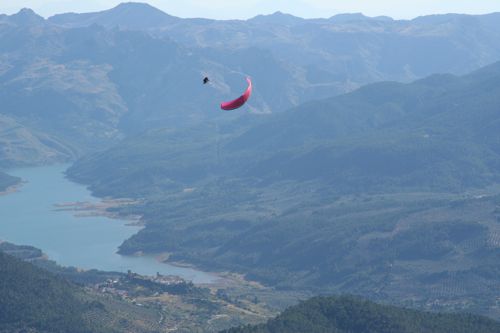 Somewhere, someone is flying...