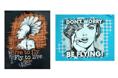 2010 T shirt designs from paraglider manufacturer Dudek