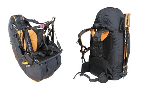 Independence Emotion Evo reversible paraglider harness