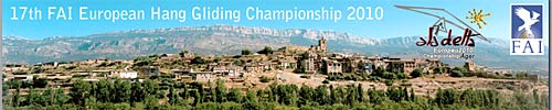 European Hang Gliding Championship 2010 banner