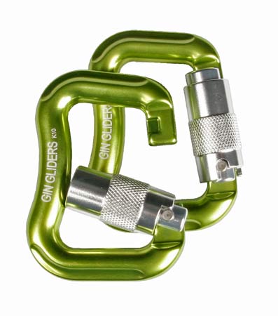Gin's new 30mm Zicral karabiner demonstrating wider opening