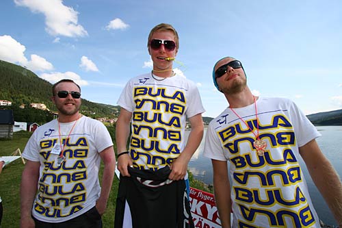 The Swedish podium, Downteam Challenge 2010. Photo: Fred Gustafsson 