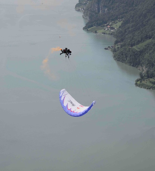 Pal Takats and Gabor Kesi Infinite Tumble a tandem paraglider