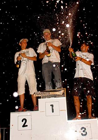 The first ever Parabatix podium, 2010