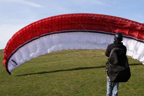 UP Trango XC in red and white UP Trango XC in red and white