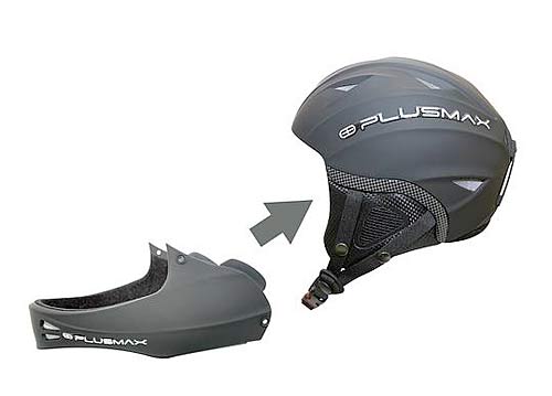 Plusmax Plusair helmet with removable chin guard Plusmax Plusair helmet with removable chin guard