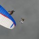 The winning shot: Skydive from a paramotor. Photograph: Tom de Dorlodot