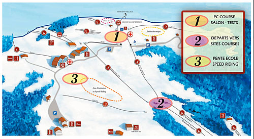 Samoens-Speed-Riding-Cup-2011-plan-pistes Samoens Speed Riding Cup 2011 plan des pistes