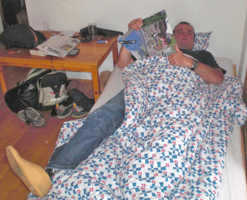 British Paragliding Champion Craig Morgan training hard