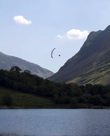 Flying over Buttermere at the 21st Lakes Charity Classic, 2011 Flying over Buttermere at the 21st Lakes Charity Classic, 2011