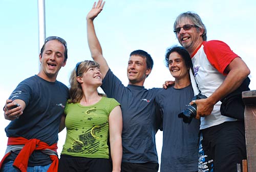 Jonathan, Aude and Gabriel win first tandem team, and Marcus and I are first, and also last, female pilot team. Jonathan, Aude and Gabriel win first tandem team, and Marcus and I are first, and also last, female pilot team.