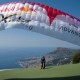 Chrigel Maurer launches from Mont Gros, Roquebrune, Monaco to win the 2009 Red Bull X-Alps