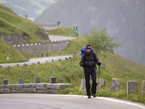 Red Bull X-Alps 2011 DVD - Jan Skrabalek (CZE) Hiking. Photo: Red Bull X-Alps