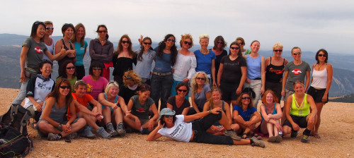 Class of 2011: Las Chicas at the Ager Women's Paragliding Open 2011 (Click for a bigger version). Photo: Judith Mole Class of 2011: Las Chicas at the Ager Women's Paragliding Open 2011 (Click for a bigger version). Photo: Judith Mole