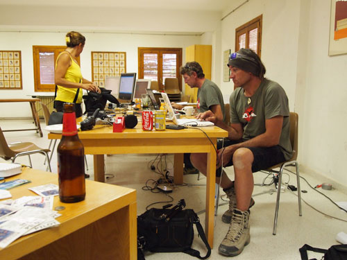Back at HQ in Ager Back at HQ in Ager