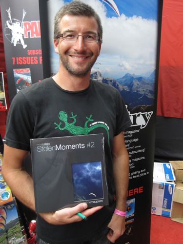 Photographer Jerome Maupoint with his new book, launched at St Hilaire Photographer Jerome Maupoint with his new book, launched at St Hilaire