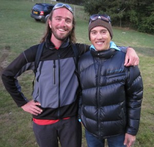 Le Nid flimmakers Nicolas Assael and Christophe Tong Viet before the screening of their film at the Coupe Icare 2011