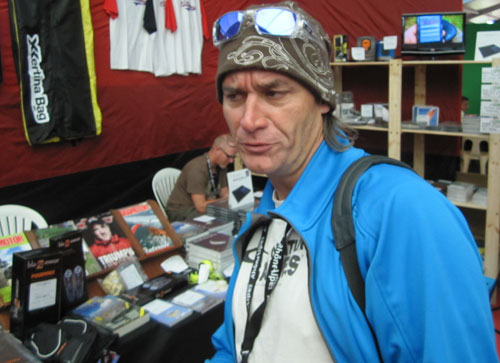 Philippe Broers, the Paragliding World Cup Association's in-house movie maker Philippe Broers, the Paragliding World Cup Association's in-house movie maker
