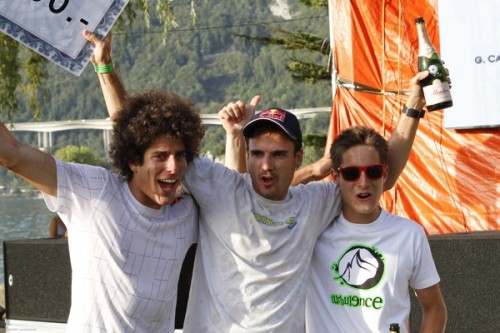 Horacio llorens (ES), Eliot Nochez (FR, 2nd, right) and Pal Takats (HU, 3rd, left)
