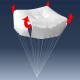 Team 5 Orange Cross reserve parachute