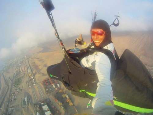 Pal Takats has been making some long flights in Chile. On 5 December he broke 300km, and looks very happy about it! Pal Takats has been making some long flights in Chile. On 5 December he broke 300km, and looks very happy about it!