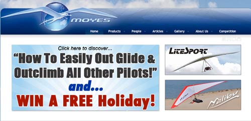 Moyes Litespeed hang glider competition