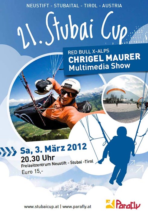 Stubai Cup and Testival 2012 Chrigel Maurer poster