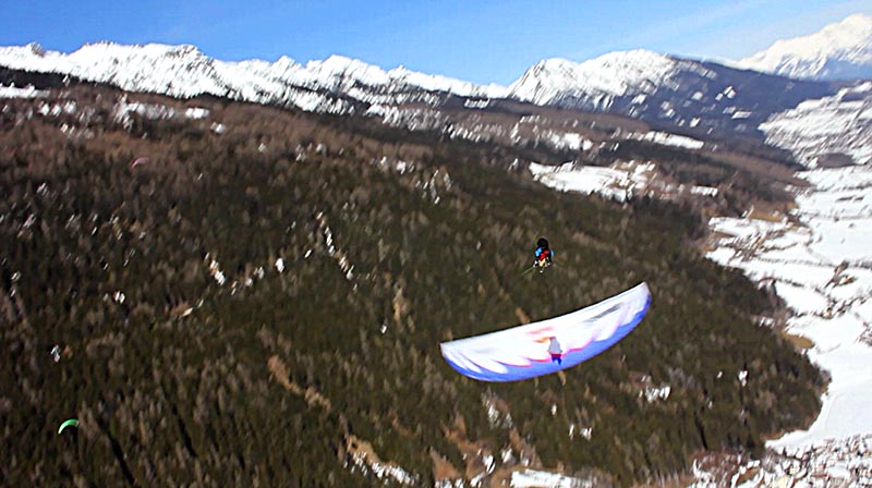 Tandem acro at Stubai