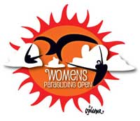 Women's Paragliding Open sun logo