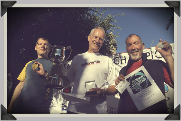 Championship podium: Dave Smart, Steve Senior and Adrian Thomas Championship podium: Dave Smart, Steve Senior and Adrian Thomas