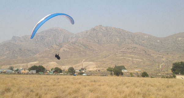 Mark Watts glides into goal on the last day of the PWCA Sun Valley. Photo: Fly Far In Idaho / Twitter Mark Watts glides into goal on the last day of the PWCA Sun Valley. Photo: Fly Far In Idaho / Twitter