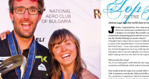 Paragliding World Champion 2013: Jeremie Lager Paragliding World Champion 2013: Jeremie Lager