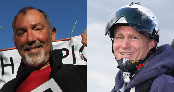 Adrian Thomas, left, and Bruce Goldsmith. Photos: Marcus King and T Goldsmith