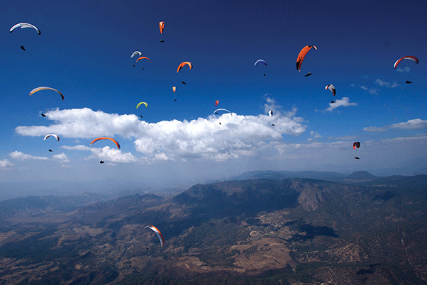 Site of the 2009 paragliding world championships for a very good reason: it’s always flyable in Valle!