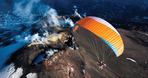 Destination Etna: Paramotoring through Italy Destination Etna: Paramotoring through Italy