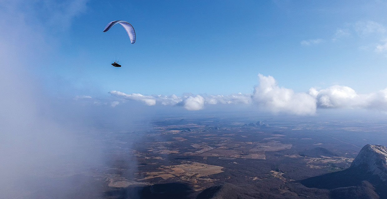 Paragliding in Quixada with Kiwi Johnston