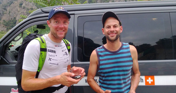 Chrigel Маурер и Томас Терийя близко к Монако вечером в субботу 13 июля